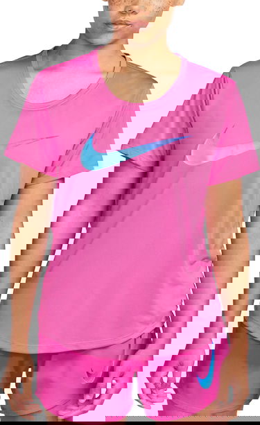 Тениска Nike Dri-FIT One Swoosh Tee Розово | dx1025-623, 0