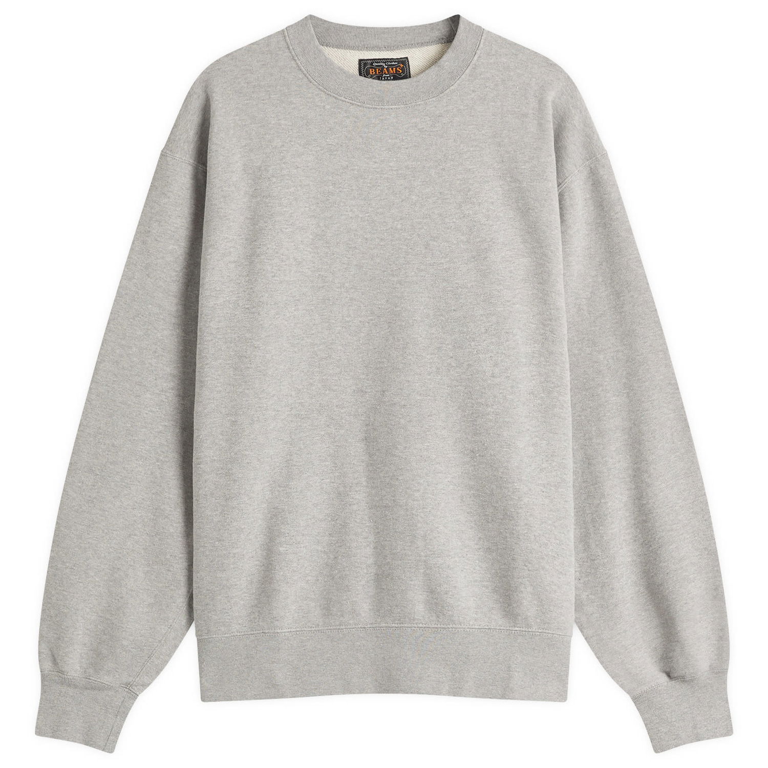 Суитчър BEAMS Beams Plus Crew Sweatshirt, Size Large Сиво | 3813-0191-103-15, 1
