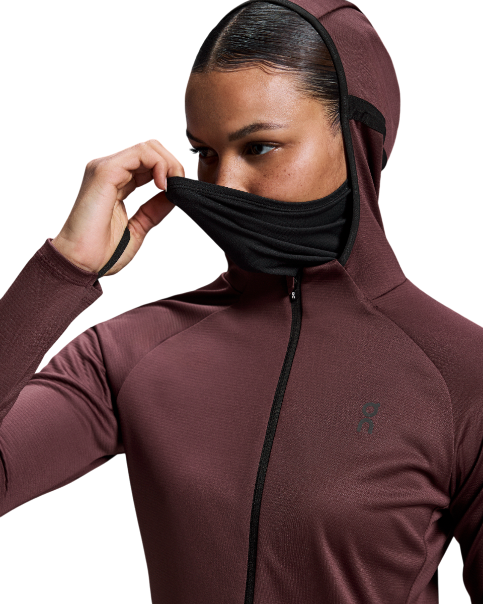Суитчър On Running Hoodie Climate Zip Червено | 1we10330398, 1