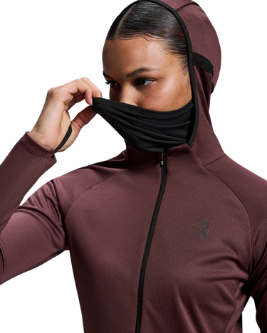 Суитчър On Running Hoodie Climate Zip Червено | 1we10330398, 1