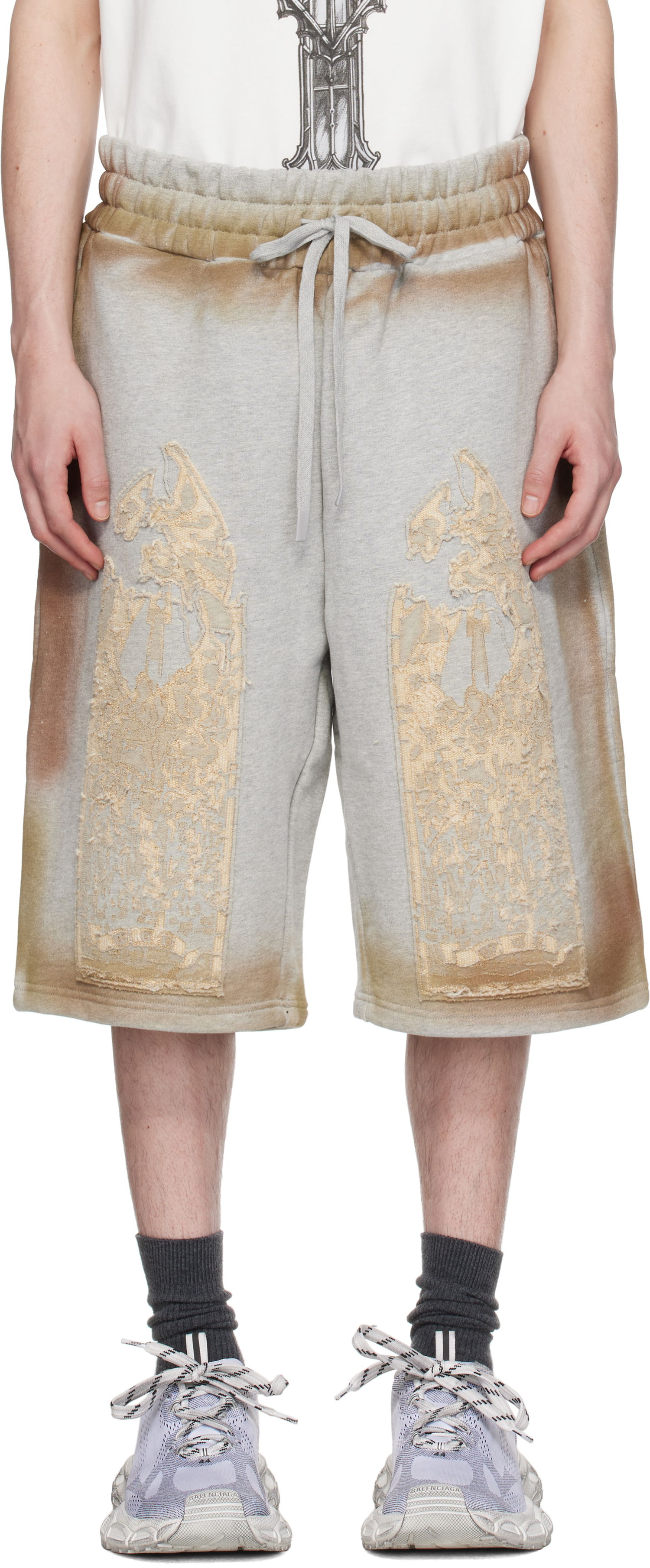 Къси панталони Who Decides War Who Decides War Signature Mechanic Shorts Сиво | 1121070021SS25, 0