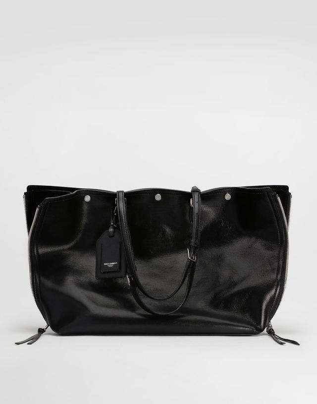 Dolce & Gabbana Atene Calfskin Shopping Bag