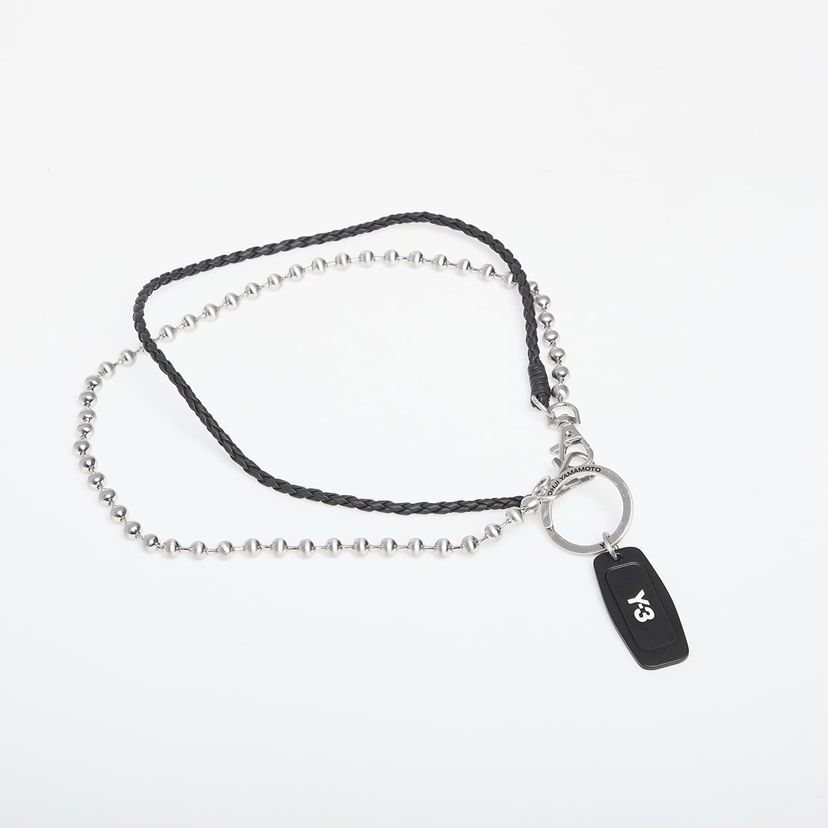 Ключодържатели Y-3 Yohji Yamamoto Braided and Ball Chain Keychain Черно | KF6454
