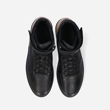 Кецове и обувки A-COLD-WALL* Rhombus Hi-Top "Black" Черно | ACWUF009BLACK, 4