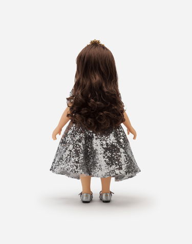 Flexstyle Dolce & Gabbana Sequined Doll Dress Металик | LCJA21G7VAZS9000, 2