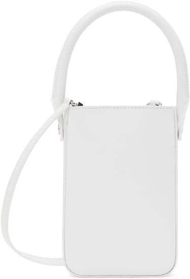 Дамска чанта BY FAR Mini Leather Crossbody Bag Бяло | 23PFNTOWHWSMA, 0