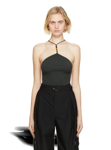 Cashmere Twist Halter Bodysuit