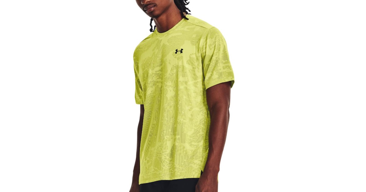 Тениска Under Armour UA Tech Vent Jacquard Жълто | 1377052-743, 1