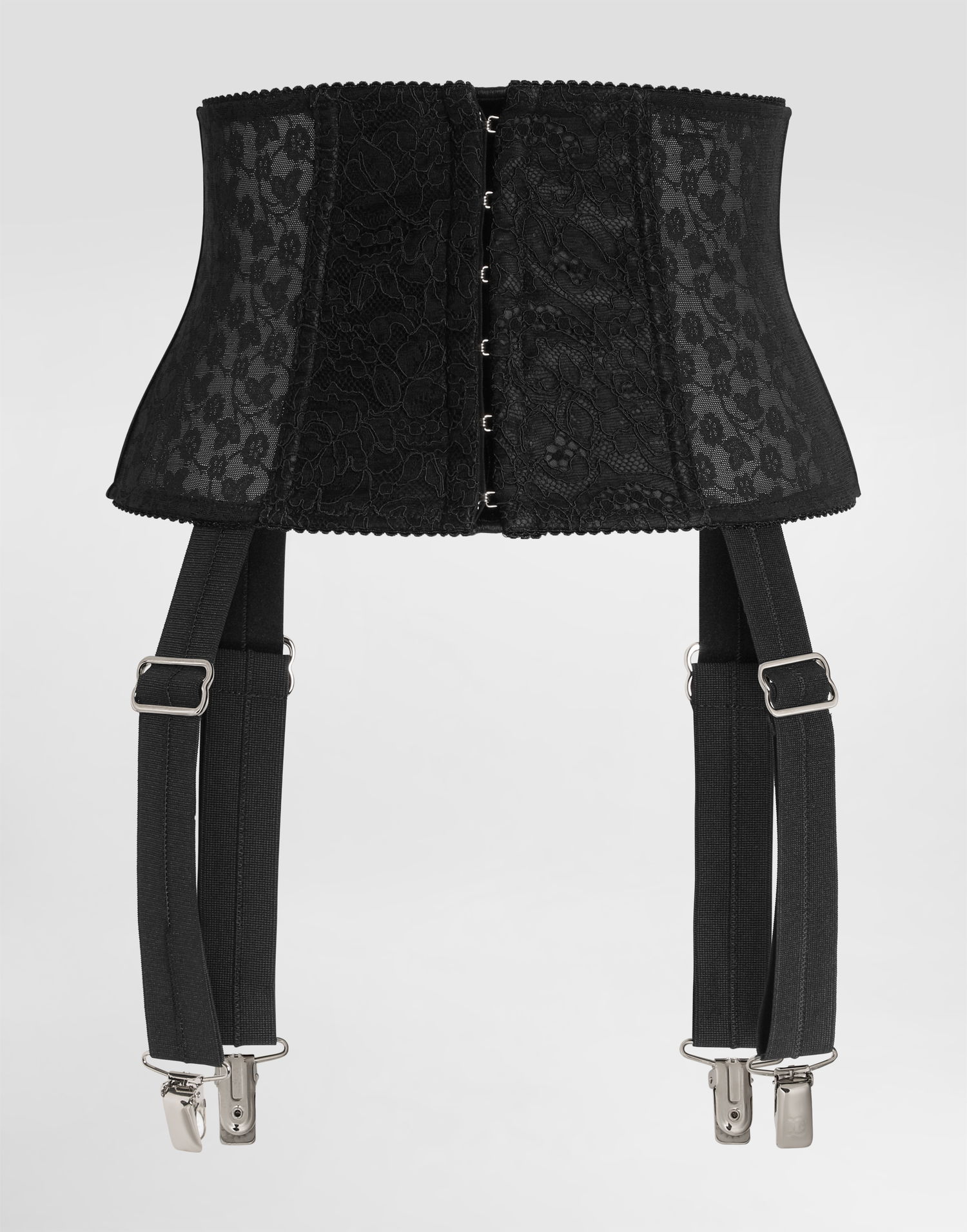 боди Dolce & Gabbana Dolce & Gabbana Stretch Marquisette Corset Belt with Garters Черно | FB404AGDC2PN0000, 1