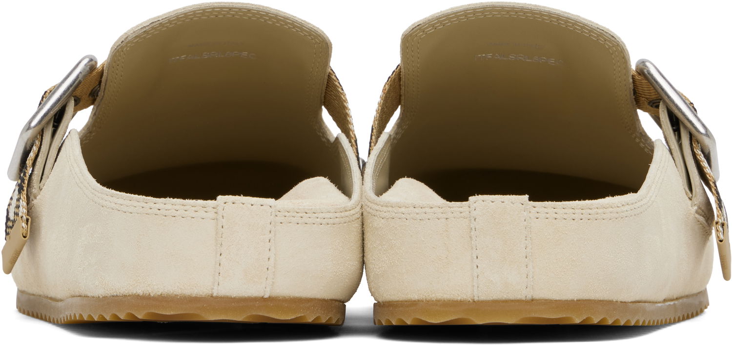 Облекло Burberry Burberry Urchin Suede Mules Бежово | 8113303, 1