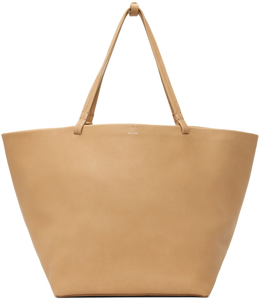 Голяма пазарска чанта The Row Beige XL Park Tote Бежово | W1201-L72