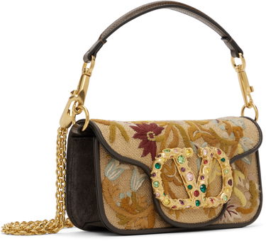 Чанта през рамо Valentino Valentino Garavani Locò Small Embroidered Shoulder Bag Многоцветен | 6W2B0K53LBI, 1