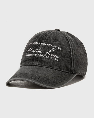 Шапка с козирка Martine Rose Martine Rose Signature Baseball Cap Черно | 1134WP14002-BLK, 1