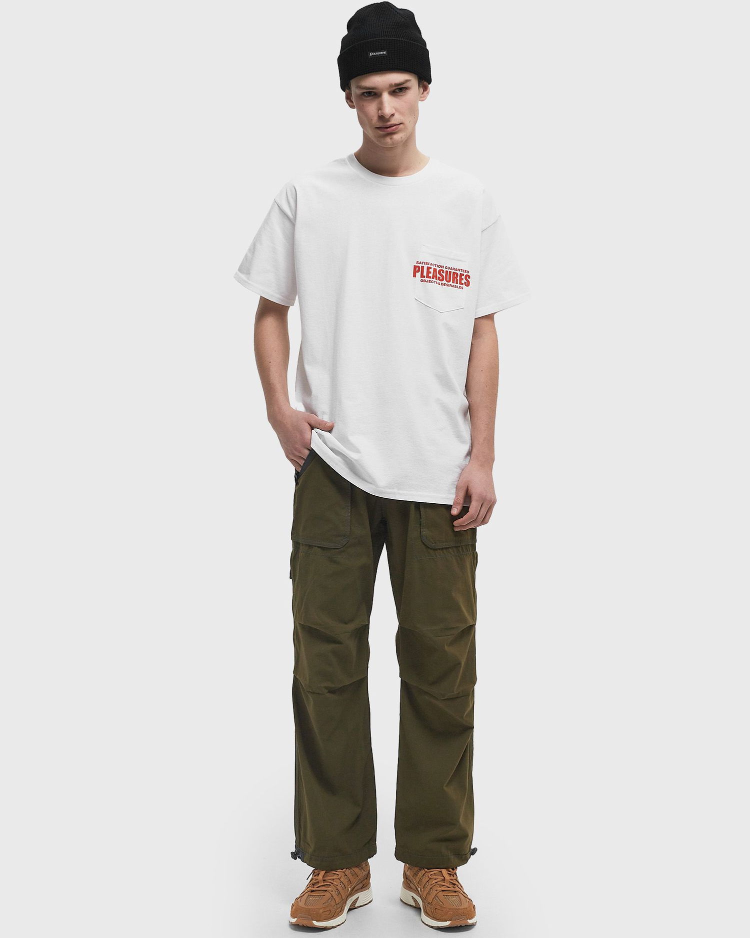 Карго панталони Pleasures Pleasures Public Utility Pants Зелено | P24W011-OLIVE, 1