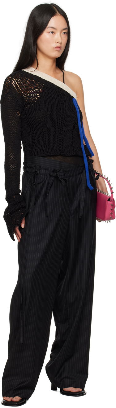 Пуловер Andersson Bell Andersson Bell Ottolinger Edition One-Shoulder Knit Sweater Черно | atb1215w, 3