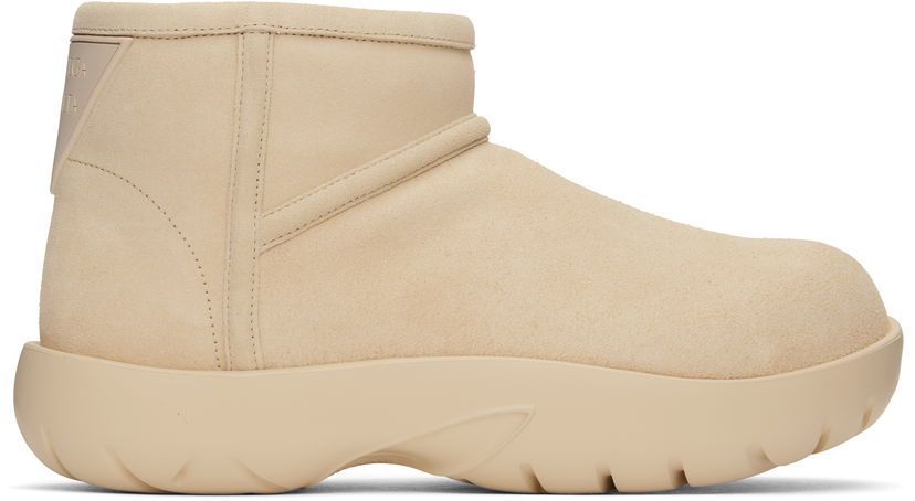 Кецове и обувки Bottega Veneta Bottega Veneta Snap Ankle Boots Бежово | 810717 V1NY1
