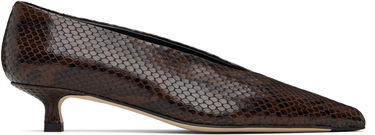 Бижута Aeyde Aeyde Clara Pointed-Toe Kitten Heels Кафяво | A11-PU0125006003-225, 0