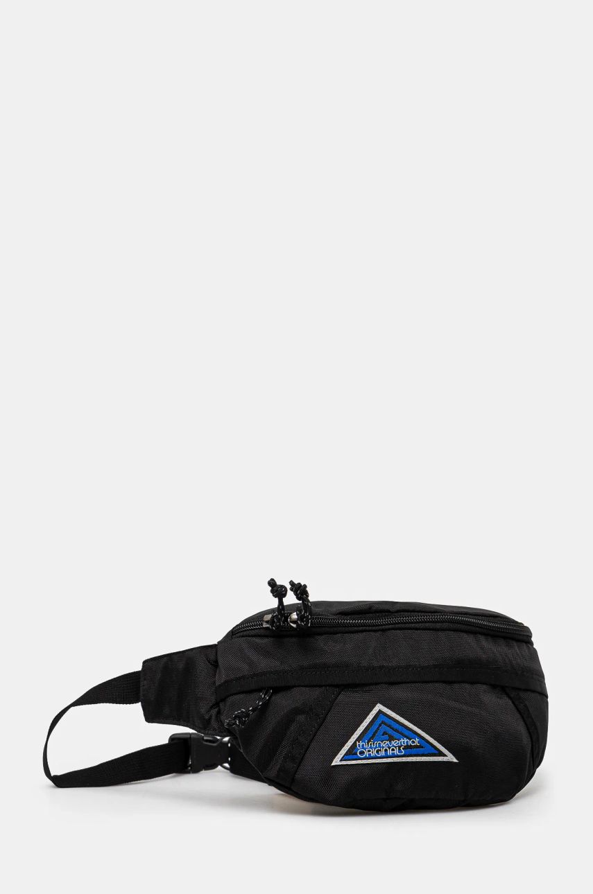 Чанта за кръста thisisneverthat thisisneverthat Washed Nylon Waist Bag Черно | TN243WBASB01, 1