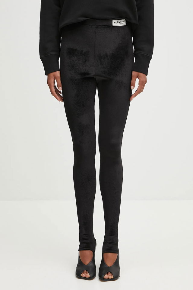 Fiorucci Velour Semi-Footed Leggings