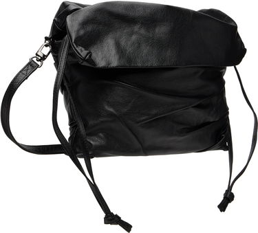 Чанта през рамо Yohji Yamamoto YOHJI YAMAMOTO Drape Leather Shoulder Bag Черно | DP-I33-791, 1