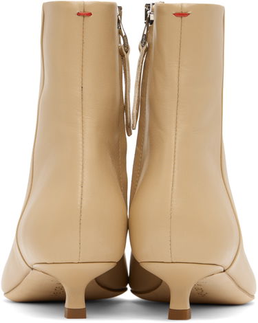 Грижа за обувките Aeyde Aeyde Sofie Kitten Heel Ankle Boots Бежово | A11-AB-RMAP35KT-223-957-007, 1