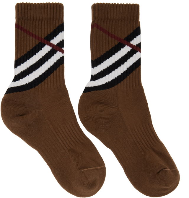 Chevron Check Socks