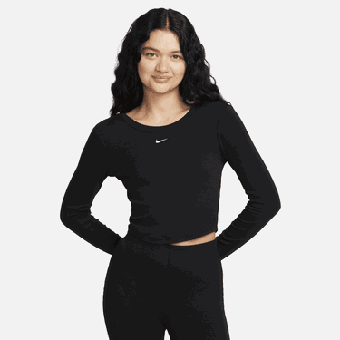 Тениска Nike Sportswear Chill Knit Черно | FN3661-010, 2