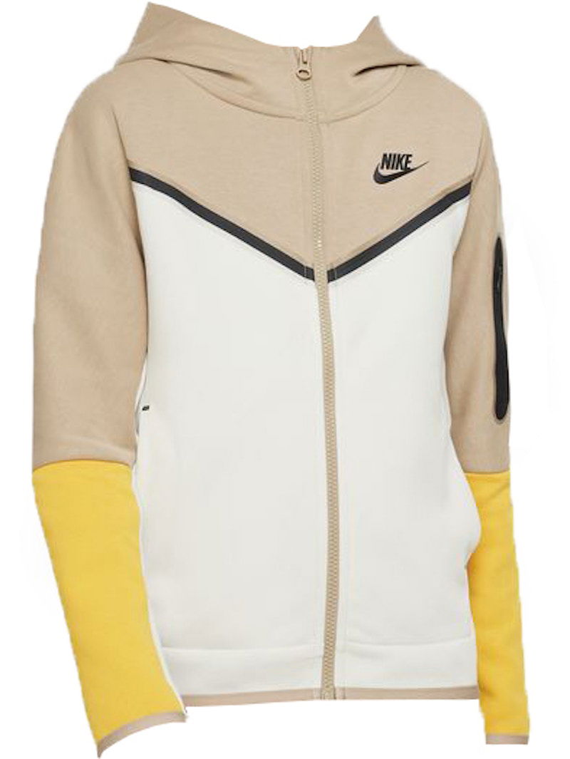 Суитчър Nike Kids Sportswear Tech Fleece Hoodie Бежово | CU9223-247, 0
