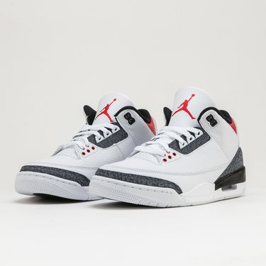 Кецове и обувки Jordan Air Jordan 3 Retro Denim SE "Fire Red" Бяло | CZ6431-100, 1