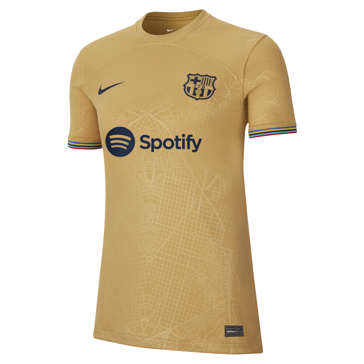 Фланелка Nike Dri-FIT FC Barcelona 2022/23 Stadium Away Jersey Бежово | DJ7770-716, 0