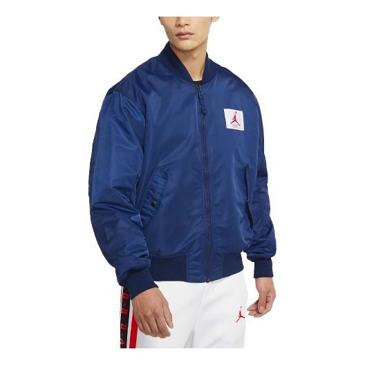 Яке бомбър Jordan Jordan Flight Reversible Bomber Jacket Синьо | CV2243-492, 0