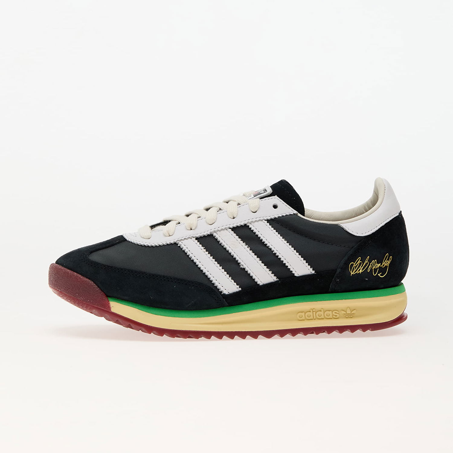 Кецове и обувки adidas Originals Bob Marley x SL 72 "One Love" Черно | JR7973, 1
