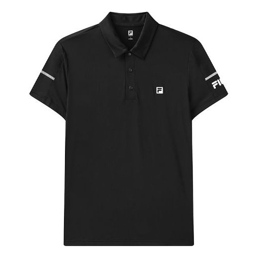 Поло тениска FILA Loose Short Sleeve Polo Черно | A11M121152F-BK