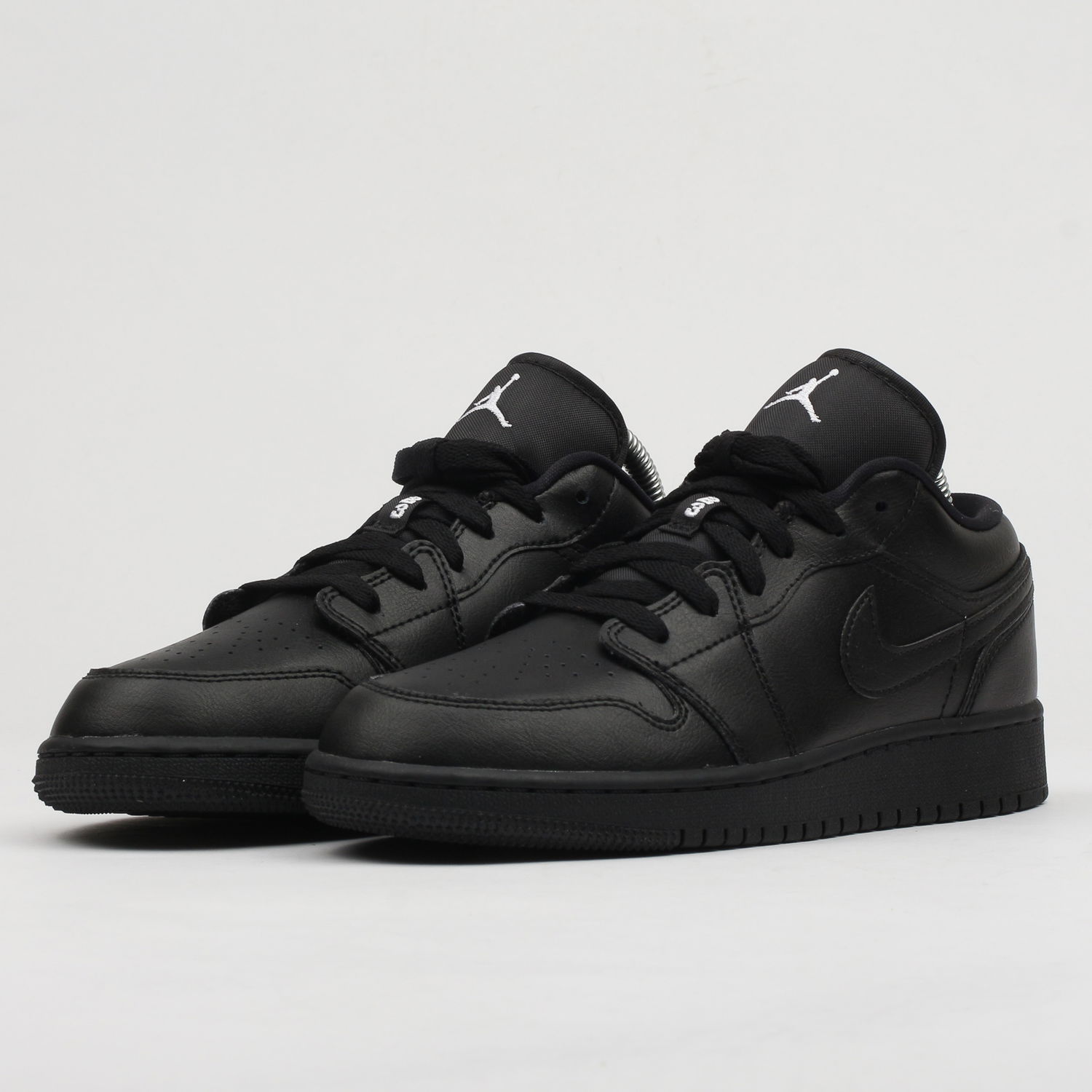 Кецове и обувки Jordan Air Jordan 1 Low "Black" GS Черно | 553560-006, 1