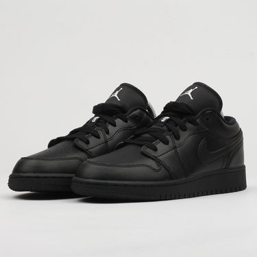Кецове и обувки Jordan Air Jordan 1 Low "Black" GS Черно | 553560-006, 1