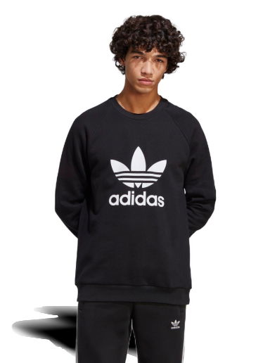 Суитчър adidas Originals Adicolor Classics Trefoil Crewneck Черно | IA4854