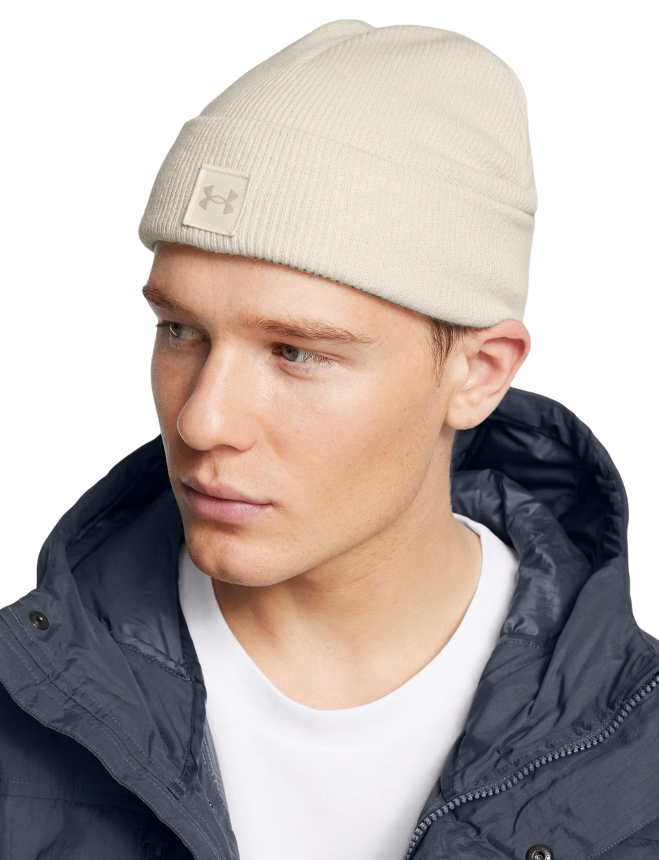 Шапка Under Armour Halftime Shallow Cuff Beanie Бяло | 1379990-110, 1