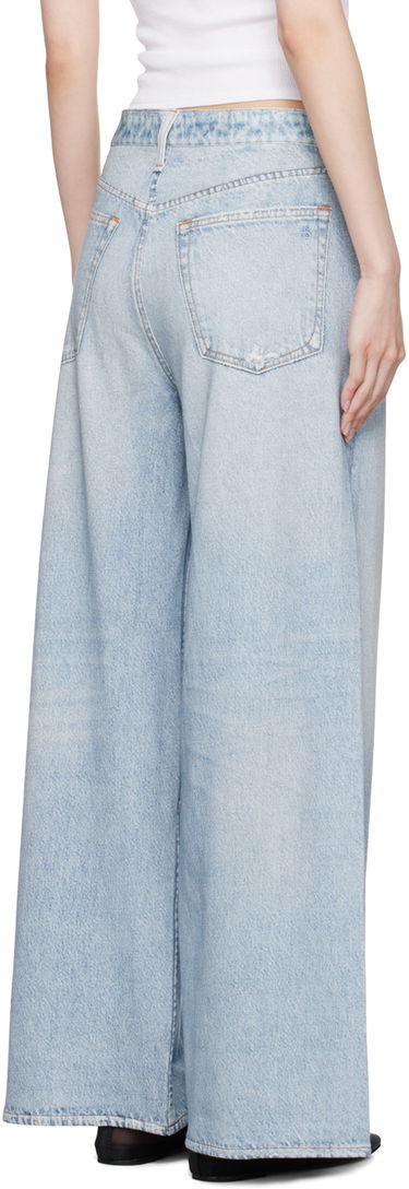 Дънки rag & bone rag & bone Miramar Sofie Ankle Wide-Leg Trousers Синьо | WCW24S70078207, 2