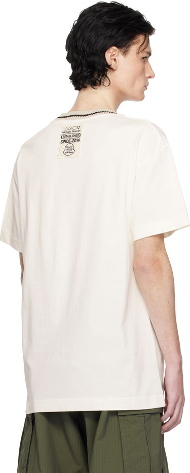 Тениска Moncler Moncler Genius x Palm Angels Racing T-Shirt Бежово | J209L8C0000189AKK, 2