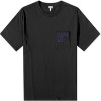 Тениска Loewe Anagram Pocket T-Shirt Черно | H526Y22X991100, 1