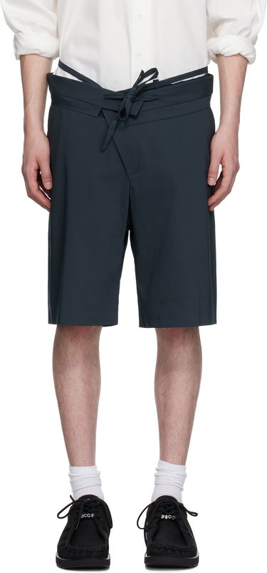 Къси панталони Ottolinger Ottolinger Double Fold Suit Shorts Тъмно синьо | 123-201823-01, 0