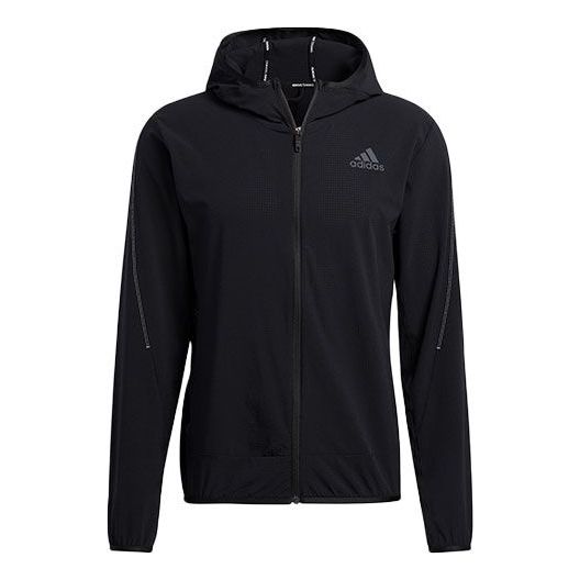Ветровка adidas Originals Slim Fit Dry Sports Hooded Jacket Черно | GT8262, 0