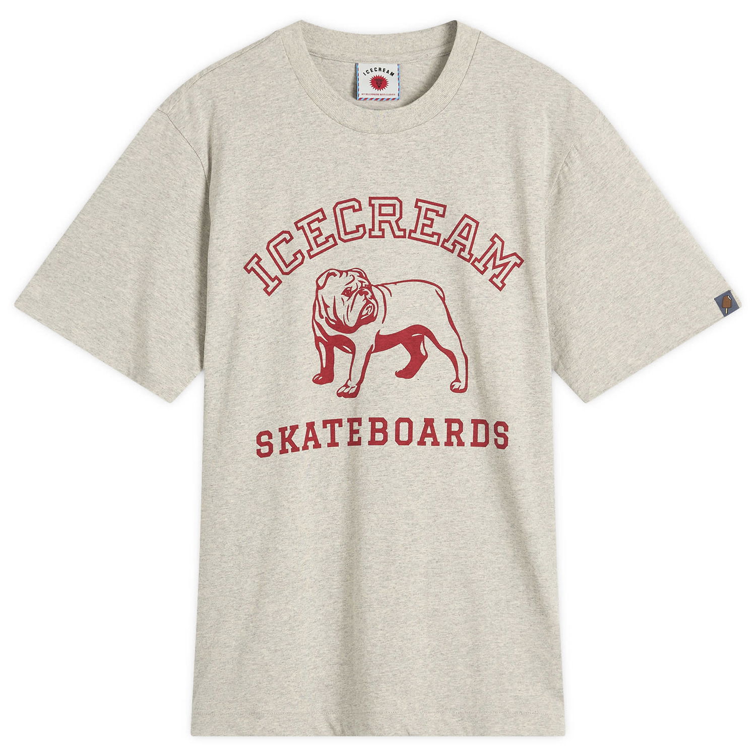 Тениска BBC IceCream ICECREAM Bulldog Graphic T-Shirt Сиво | IC25250-HGY, 1