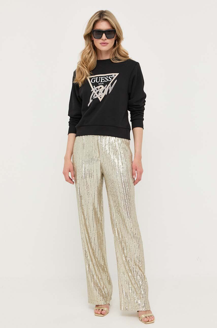 Суитчър GUESS Sweatshirt Черно | W3YQ01.KB683, 0
