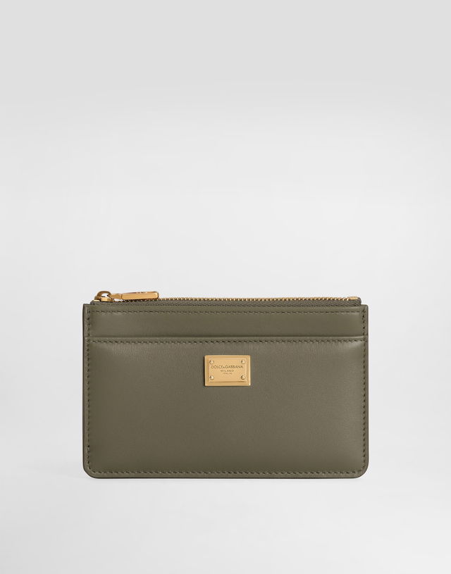 Dolce & Gabbana Plongé Calfskin Card Holder Onesize