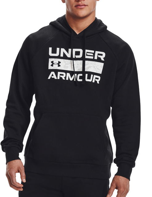 Суитчър Under Armour Under Armour UA Rival Fleece Signature Hoodie Черно | 1366363-001, 0