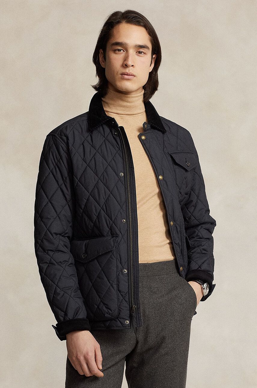 Пухо яке Polo by Ralph Lauren Navy Blue Quilted Jacket Черно | 710847071, 0