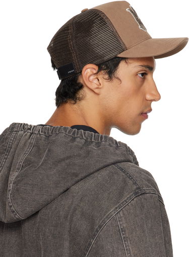 Шапка с козирка AMIRI AMIRI MA Outline Trucker Cap Кафяво | AMHATR1040, 2