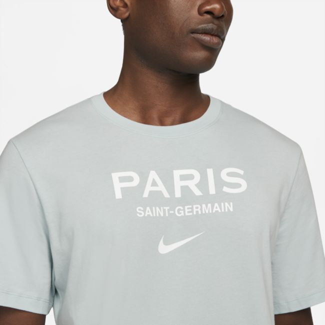 Тениска Nike Paris Saint-Germain Swoosh Football T-Shirt Тюркоазено | DJ1363-471, 1