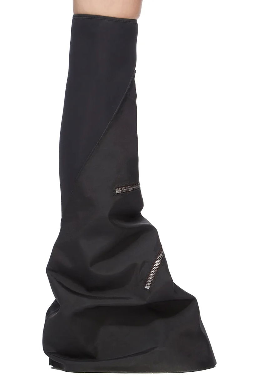 Кецове и обувки Rick Owens Rick Owens DRKSHDW Cargo Fetish Flat Heel Boots Черно | DS02E7816.NCV